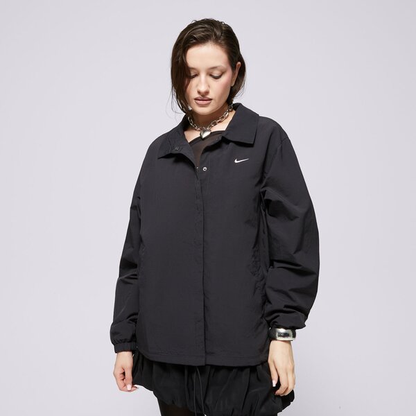 Kurtki przejściowe NIKE KURTKA W NSW ESSTL WVN UV HBR CCH JKT (FV7560-010) Czarny