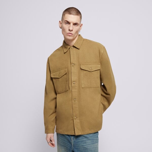 Kurtki zimowe VANS KURTKA COLEGROVE SHACKET (VN000JVBCUQ) Brązowy