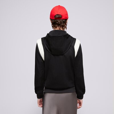 ELLESSE BLUZA ROZPINANA Z KAPTUREM PERNA BLK/OWHT CROPPED TR (SGT19163054)