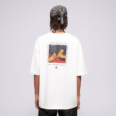 TIMBERLAND T-SHIRT SS "TIMBS ON MY FEET" BOX GRAPHIC TEE WHI (TB0A5NUA1001)