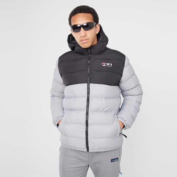 Kurtki zimowe FILA KURTKA FILA JARED GRY (FW23JDM008JAREDGRY) Szary