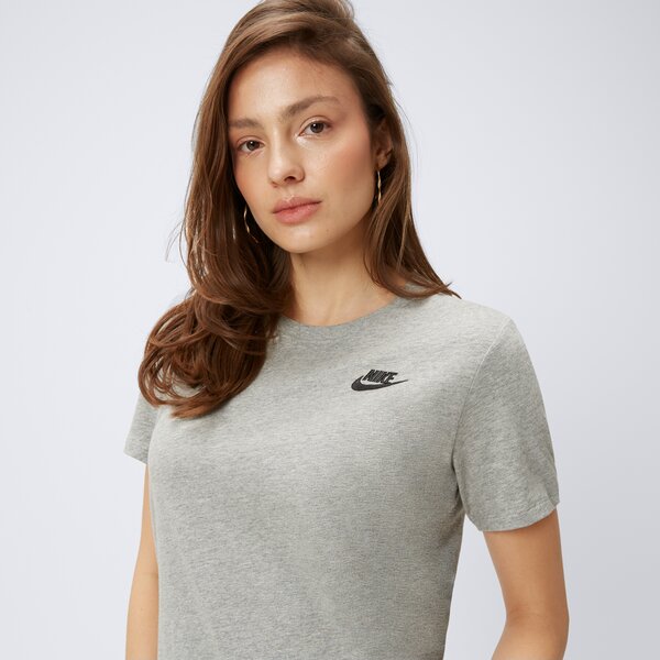 Koszulki NIKE T-SHIRT W NSW CLUB SS (DX7902-063) Szary