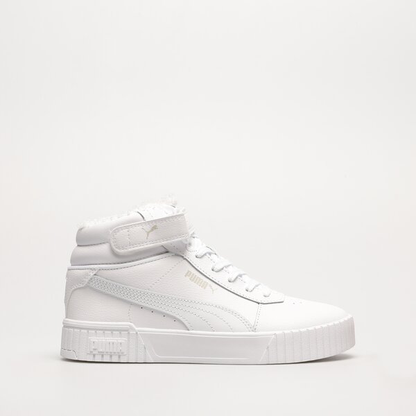 Sneakersy PUMA CARINA 2.0 MID JR FUR (39530301) Biały