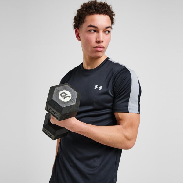 Koszulki UNDER ARMOUR T-SHIRT CGR TEE BLK/STL (6001558-001) Czarny