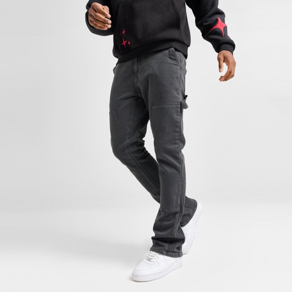 Jeansy SUPPLY&DEMAND SPODNIE LANDO JN SLIM FARE BLK (SUPTM17336064) Czarny