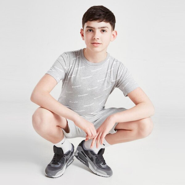 Koszulki CHAMPION T-SHIRT ALL OVER PRINT (305875EL002) Szary