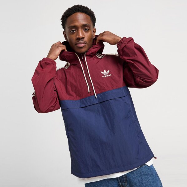 Kurtki przejściowe ADIDAS KURTKA WOVEN TR HZ WB (JX5779) Bordowy