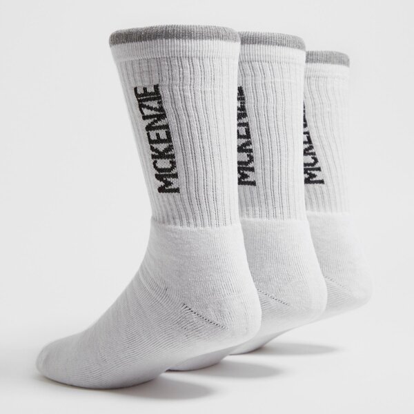 MCKENZIE SKARPETY 3PK SPORT SOCK WHT SOCK PACKS (MCKAA10126010)