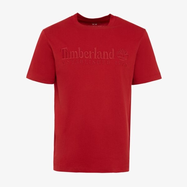 Koszulki TIMBERLAND T-SHIRT ESTABLISHED 1973 SS EMBROIDERED (TBC0YHBRAI71) Czerwony