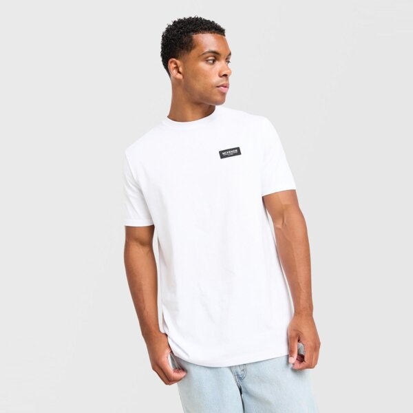 Koszulki MCKENZIE T-SHIRT ROCCO TEE WHT-WHT (MCKTM16986010) Biały