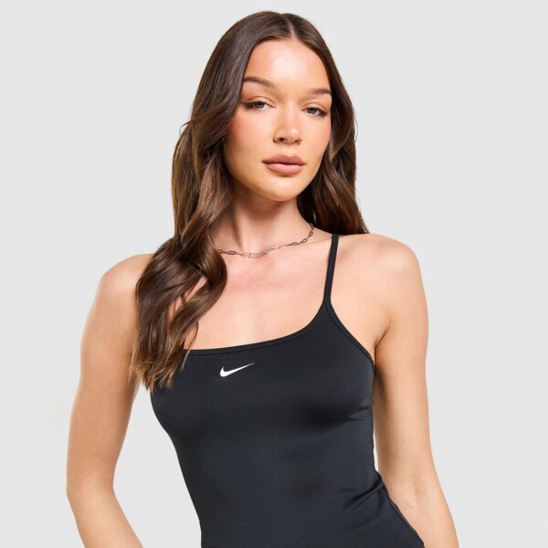Topy NIKE TOP W NK ONE STRAPPY TANK (IR1890-010) Czarny