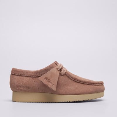 Buty casual CLARKS WALLABEE LITE. (26328429) Pudrowy ro
