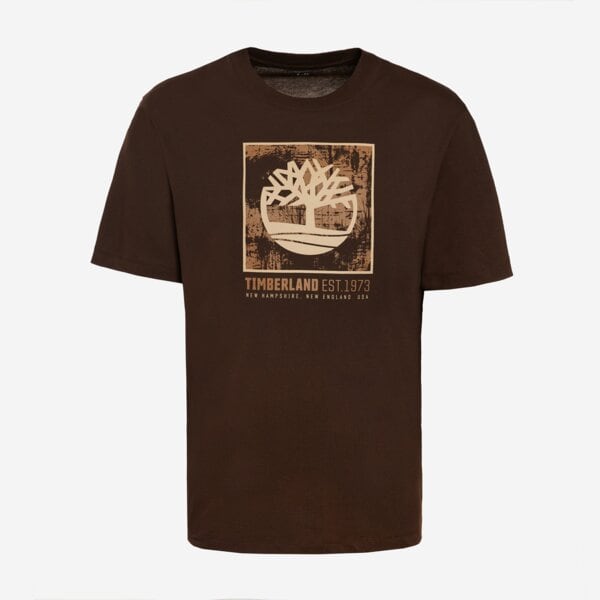 Koszulki TIMBERLAND T-SHIRT STACK LOGO GRAPHIC SS TEE (TBC0YHAGC351) Khaki
