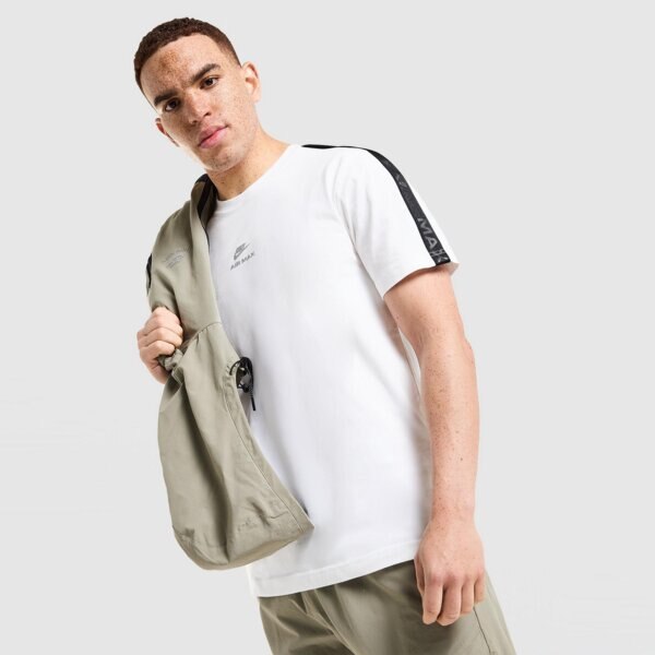 Koszulki NIKE T-SHIRT NSW AIR MAX TAPE (IO1054-100) Biały